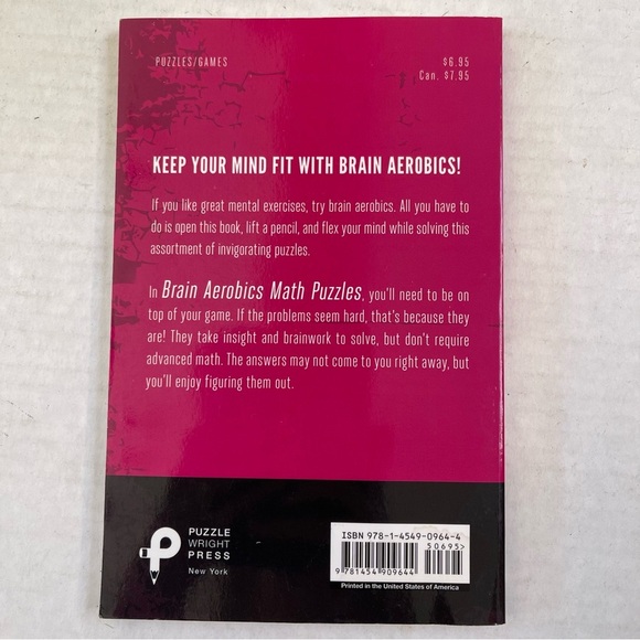 Brain Aerobics Math Puzzles Paperback By Derrick Niederman - Picture 5 of 7